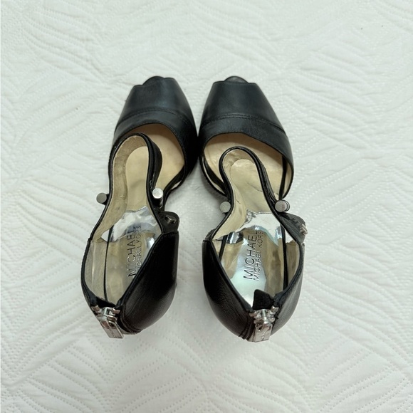 Michael KORS Gibson Women’s Black Leather Stiletto Heels. Size 8.5 - Picture 4 of 7